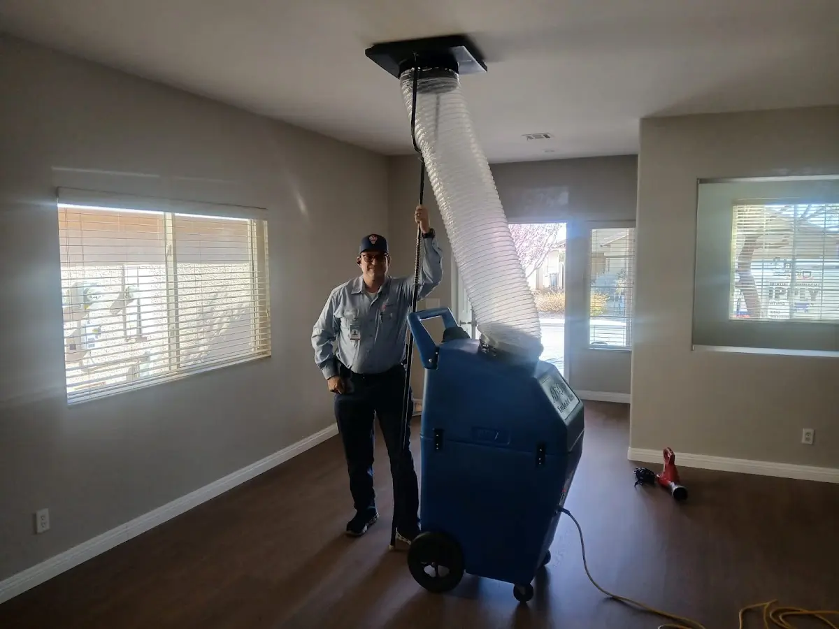 Professional Dryer Vent Cleaning work inside a Jerome home